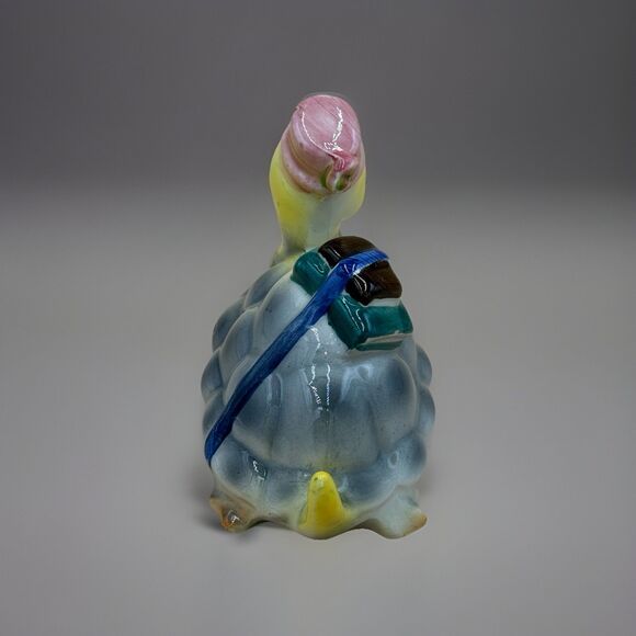 Vintage Japan Turtle Figurine, Mid Century Ceramic Anthropomorphic Turtle - Picture 4 of 5